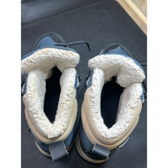 New Balance Womens Winter Hiking Boots Size 8.5 Navy Vibram Sole Primaloft - Picture 6 of 10